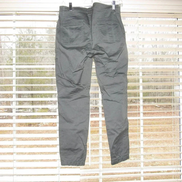 ATHLETA Green Athletic Zip Skinny Pants Size 8 - Picture 3 of 6